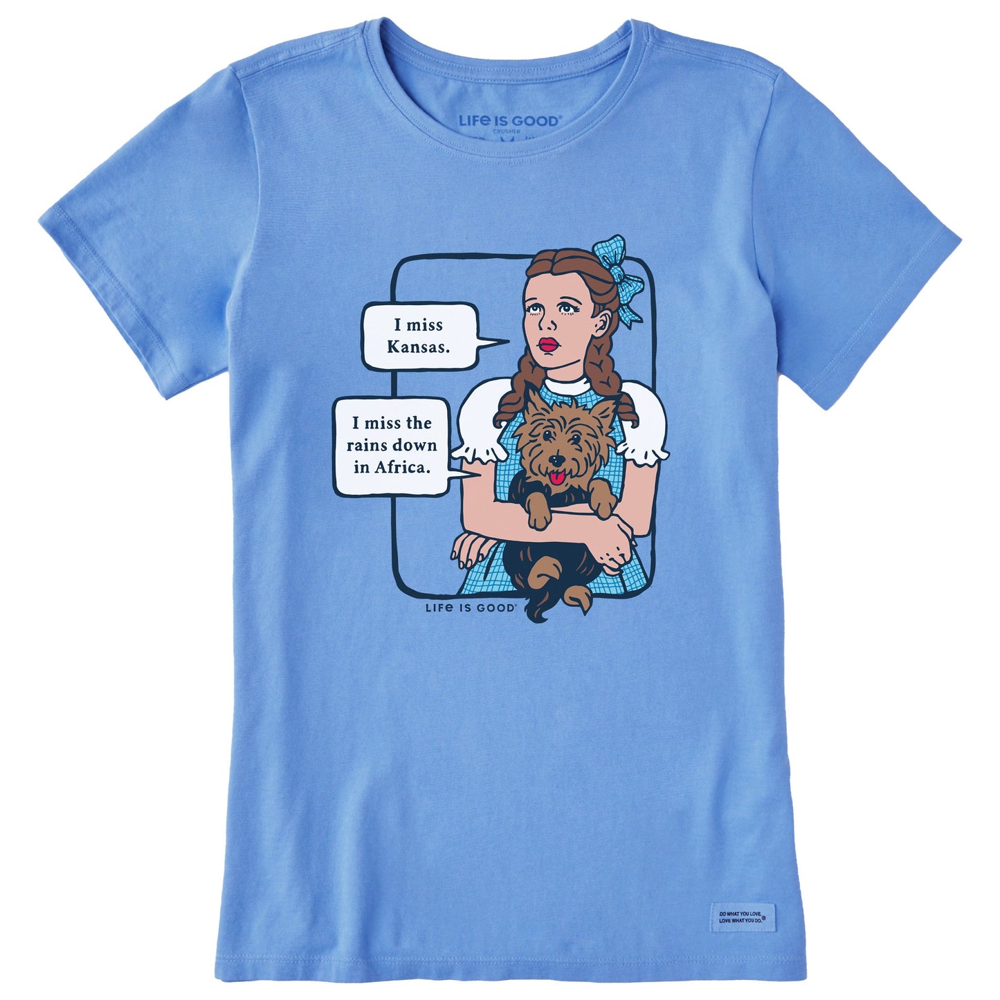 Women's Wizard of Oz I Miss Kansas Short Sleeve Crusher Tee