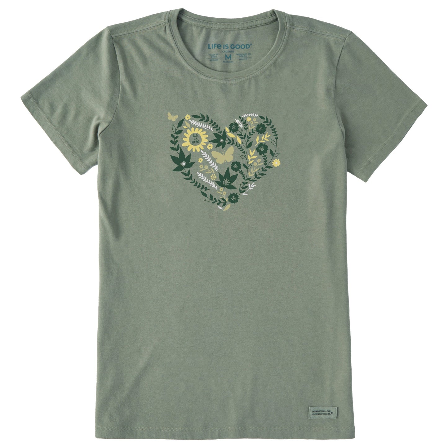Women's Autumn Heart Short Sleeve Crusher Tee