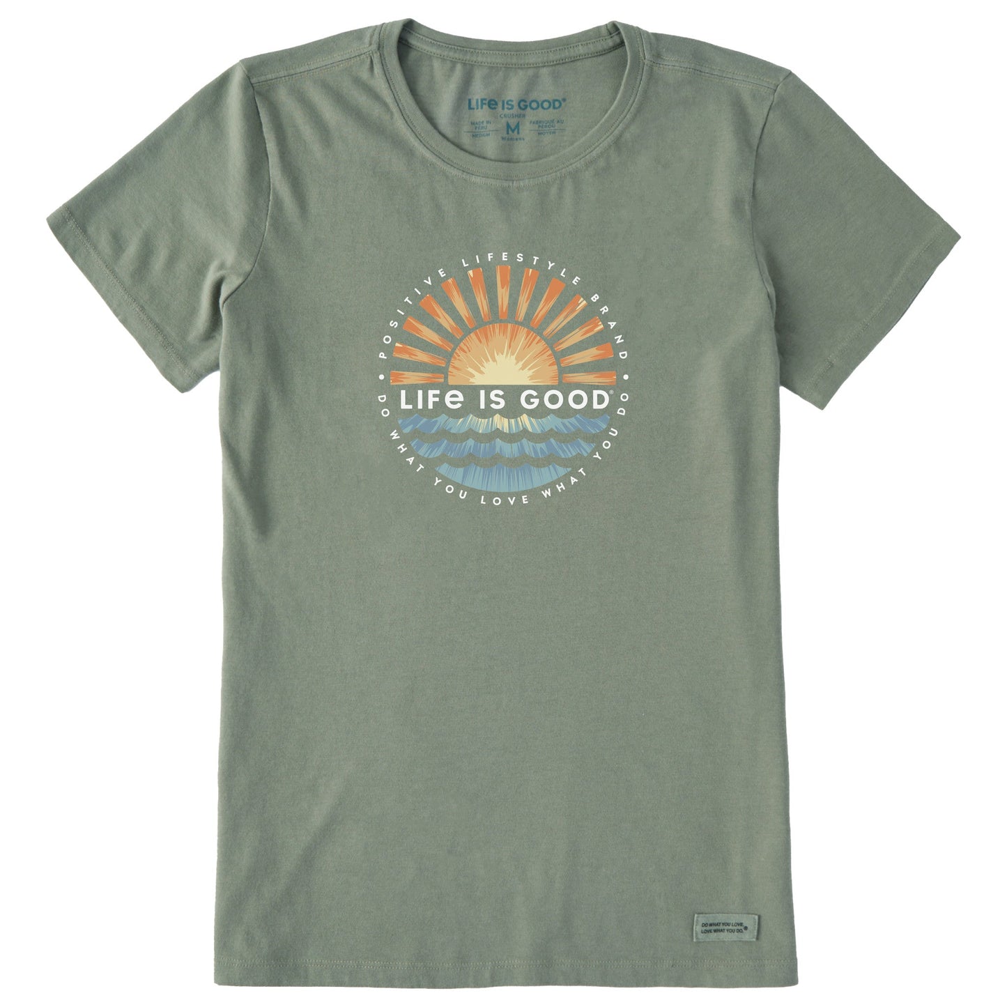 Women's Sunset Burst Short Sleeve Crusher Tee