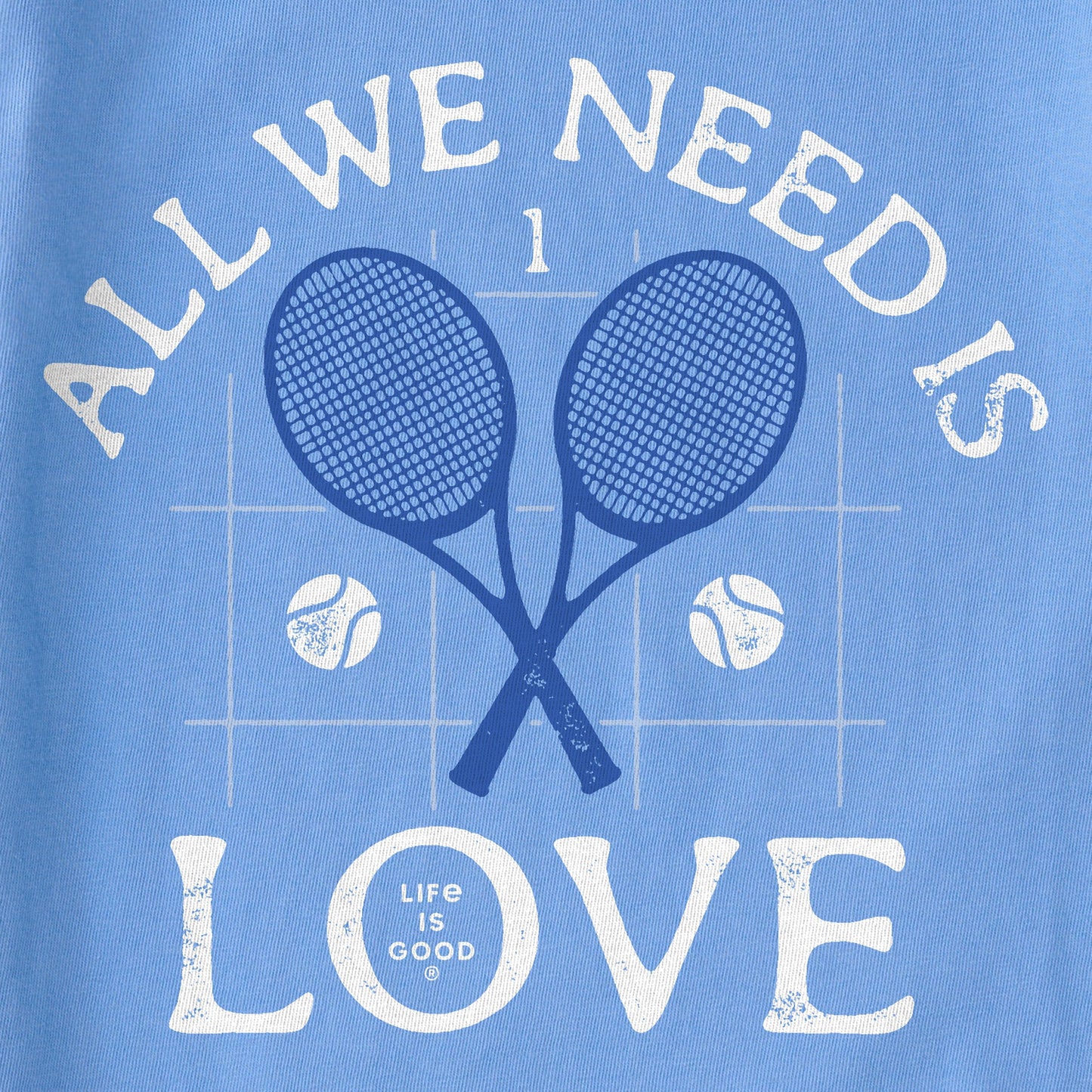 Women's All We Need Tennis Short Sleeve Crusher Tee