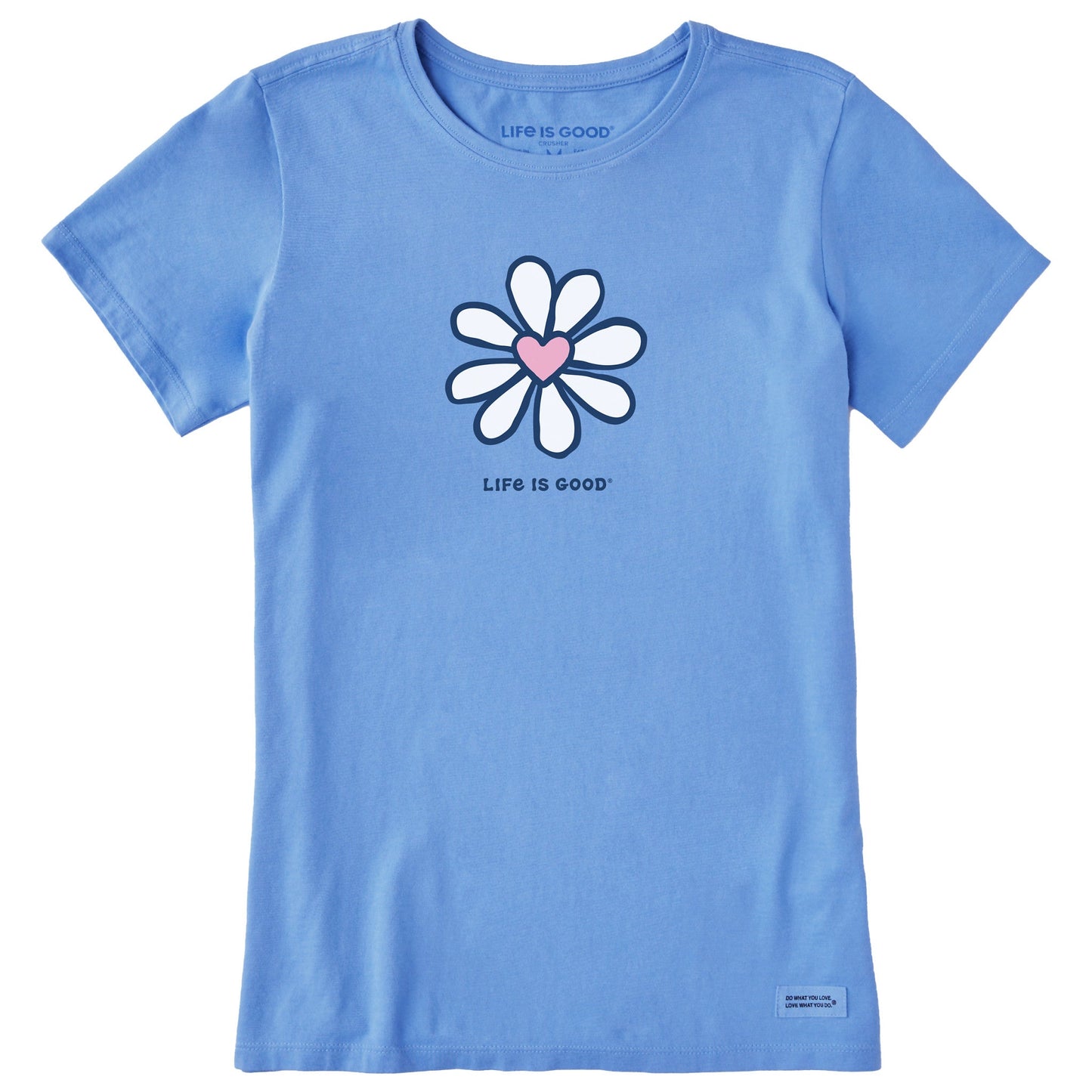 Women's Daisy Heart Short Sleeve Crusher Tee