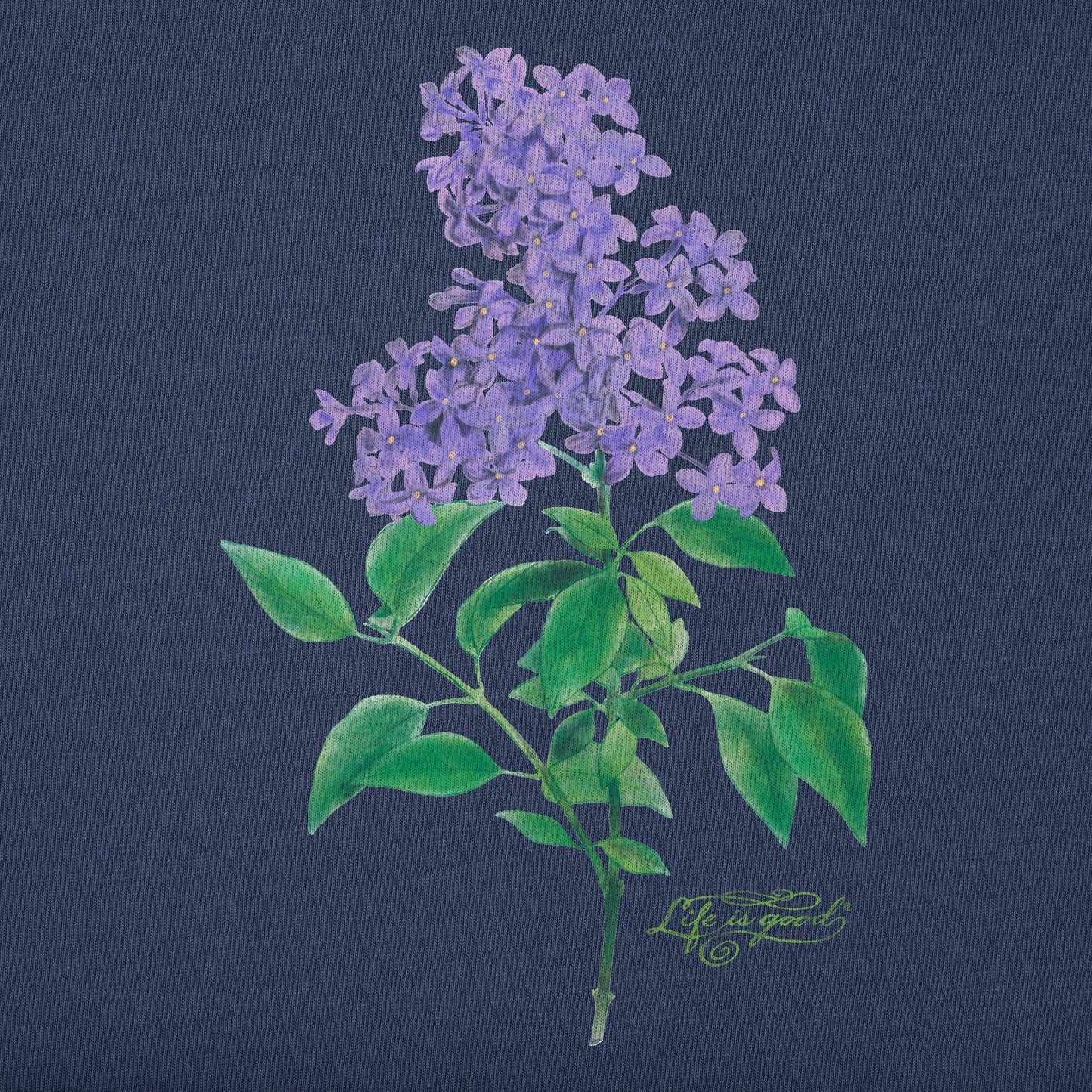 Women's Antique Lilac Painting Short Sleeve Crusher Tee