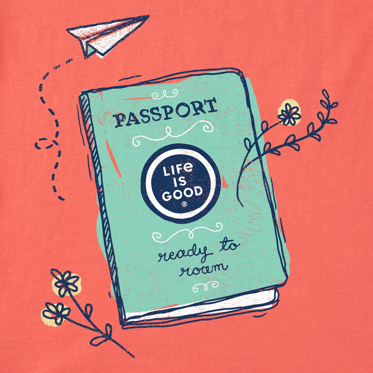 Women's Ready to Roam Passport Short Sleeve Crusher Tee