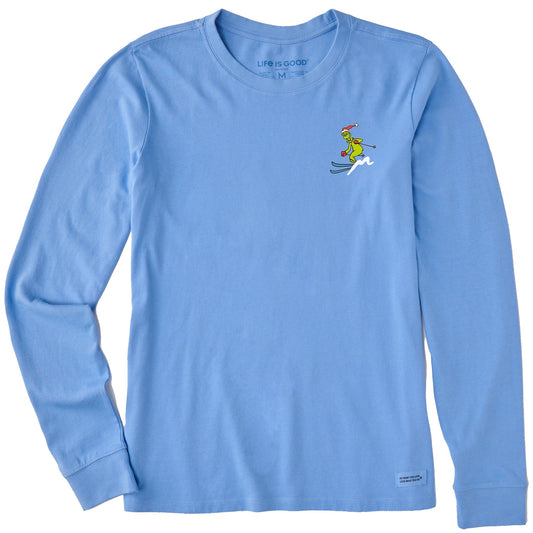 Women's Ski Grinch LC Long Sleeve Crusher Tee