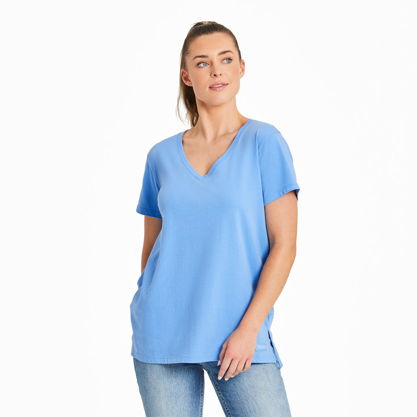 Women's Solid Crusher-LITE Vee Tunic