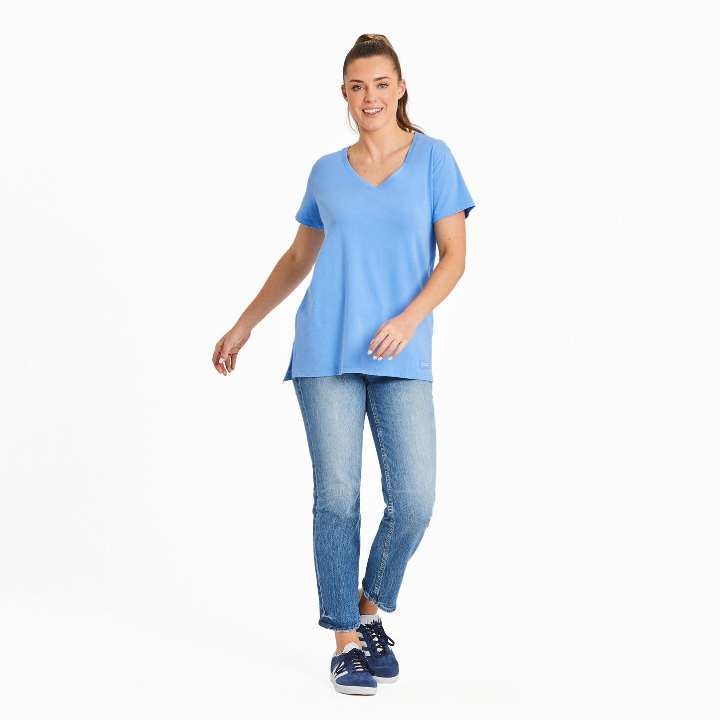 Women's Solid Crusher-LITE Vee Tunic