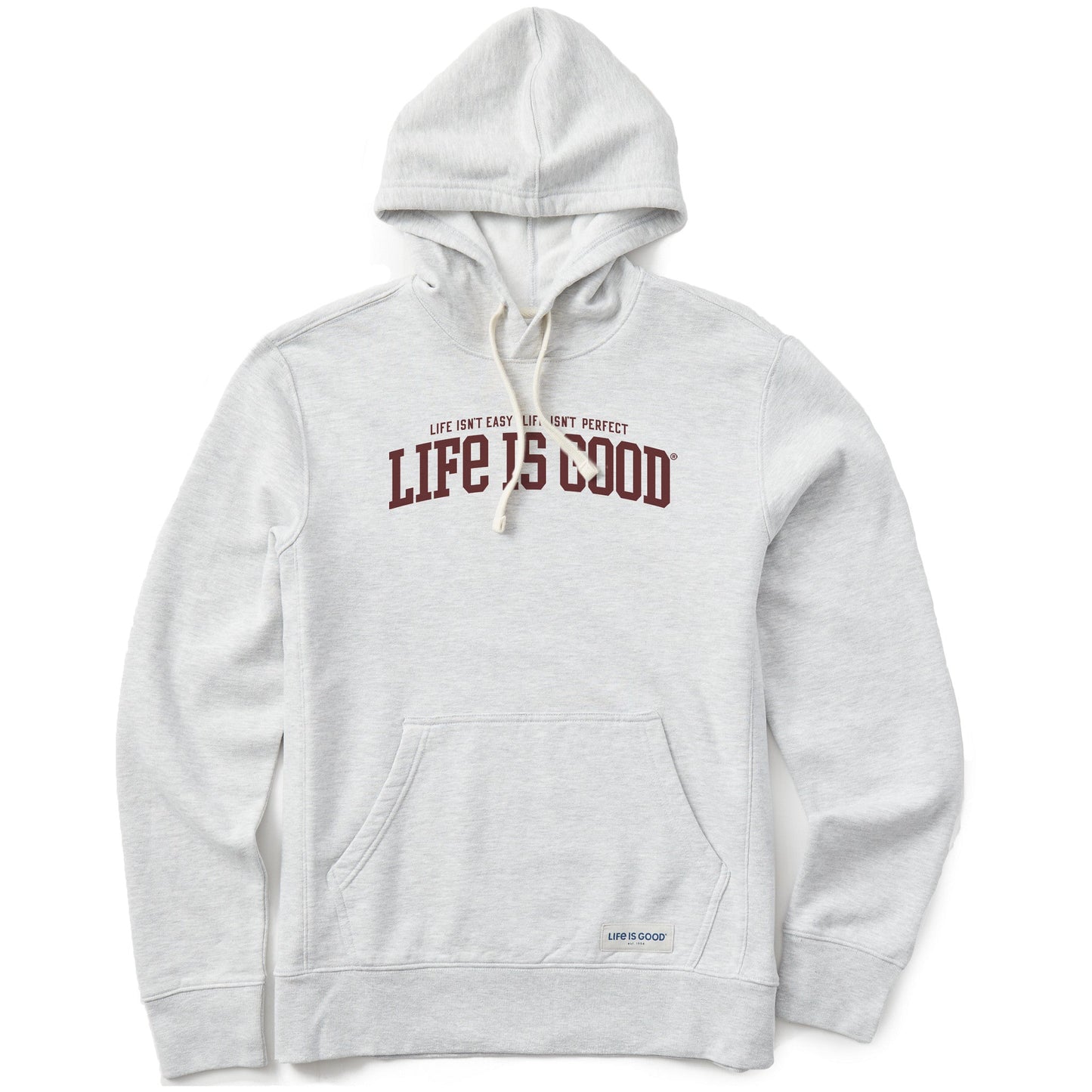 Men's Branded Athletic Life Isnt Easy Simply True Fleece Hoodie