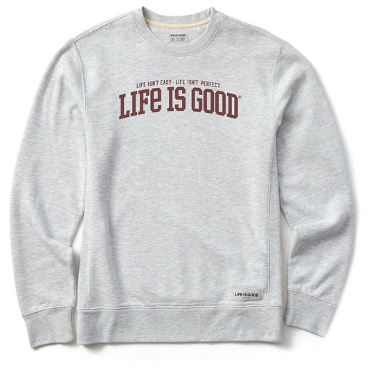 Men's Branded Athletic Life Isnt Easy Simply True Fleece Crew