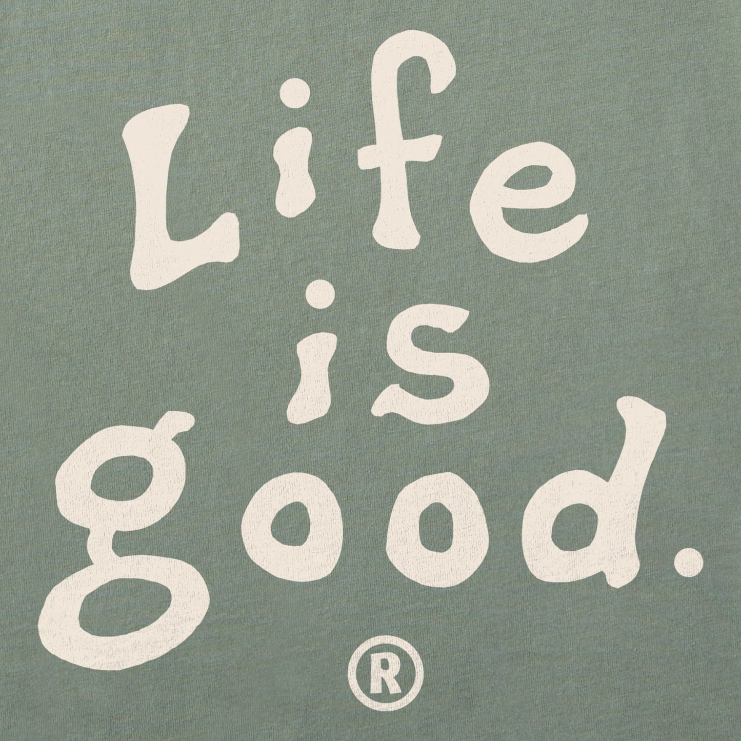 Men's LIG Vintage Wordmark Stacked Simply True Fleece Crew