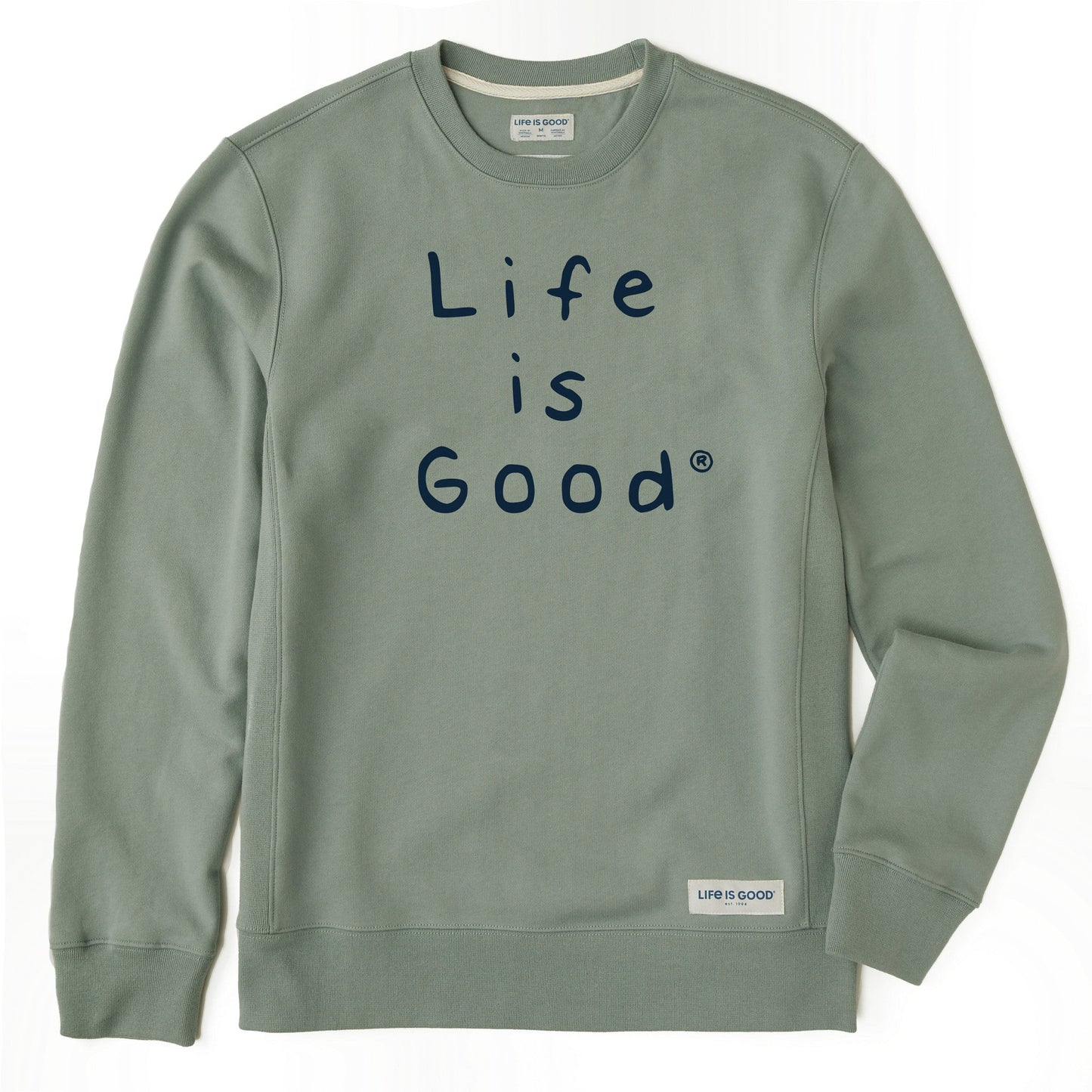 Men's Quirky Stacked LIG Simply True Fleece Crew