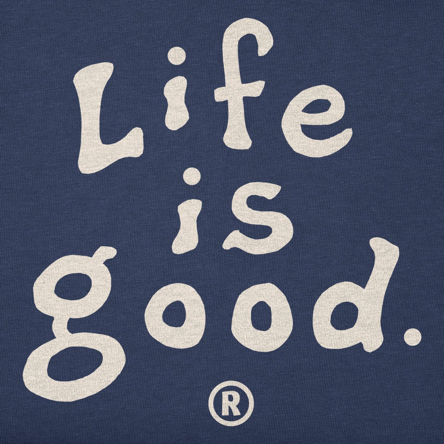 Men's LIG Vintage Wordmark Stacked Simply True Fleece Crew