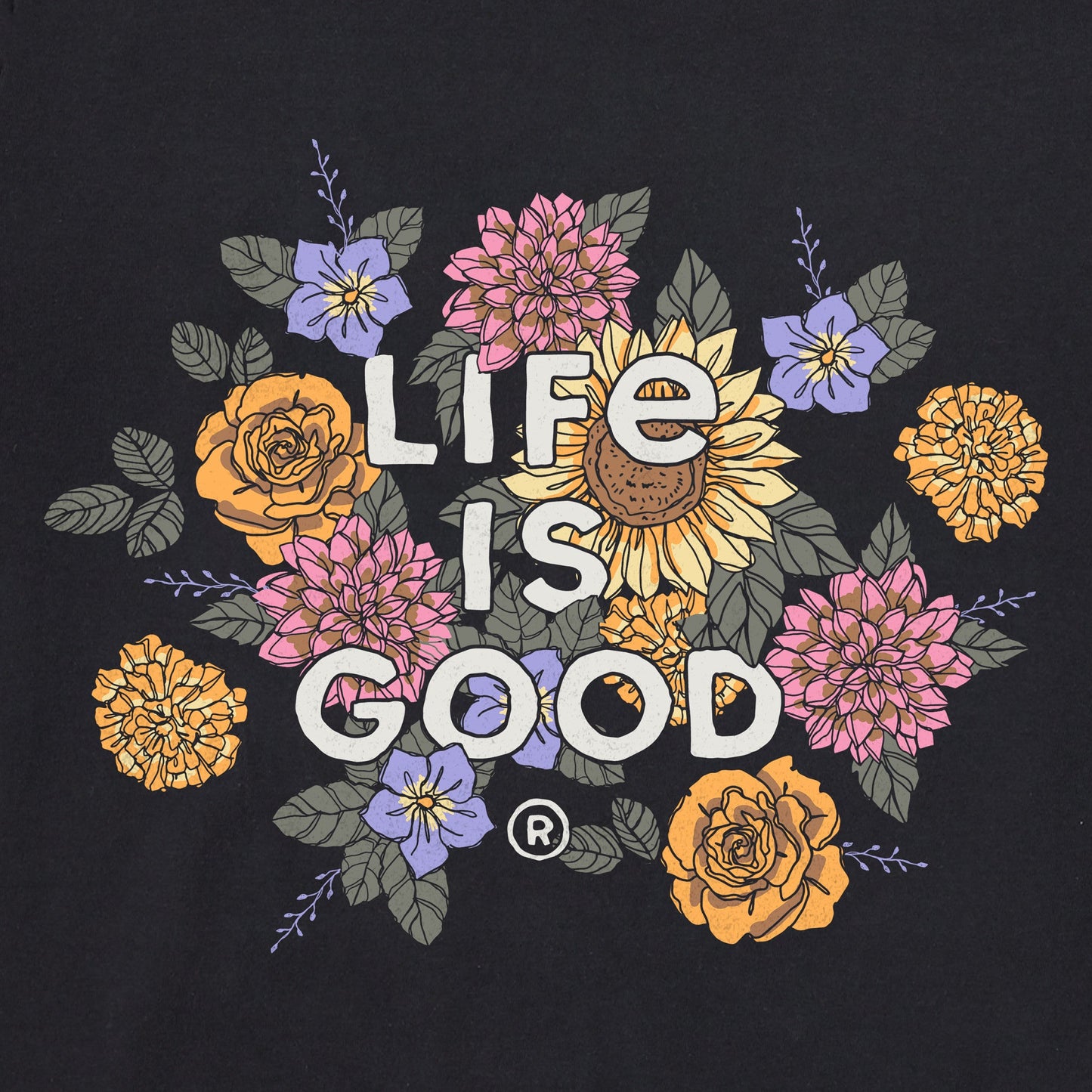 Women's Florals LIG Stacked Simply True Fleece Hoodie