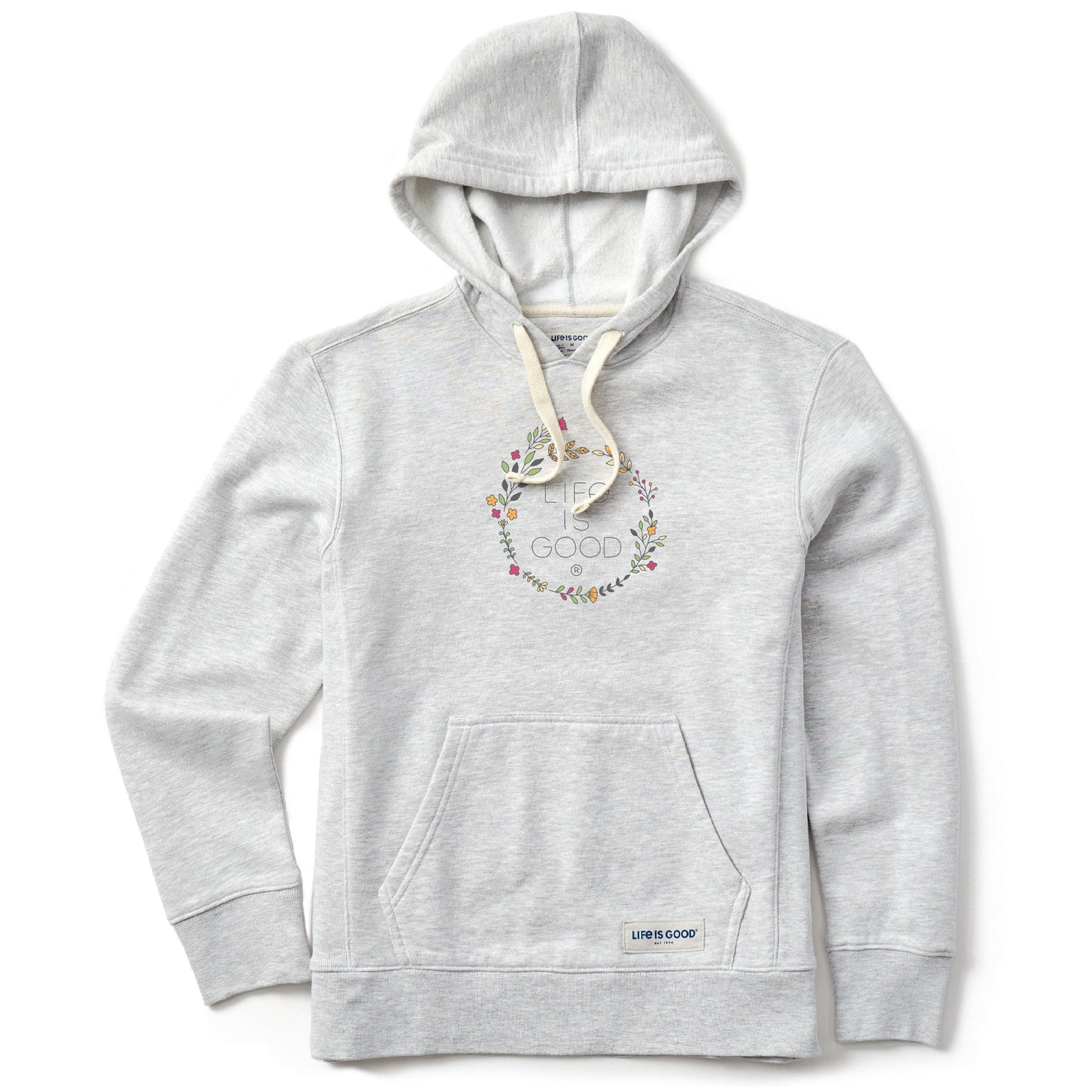 Women's Branded Stacked Floral Coin Simply True Fleece Hoodie