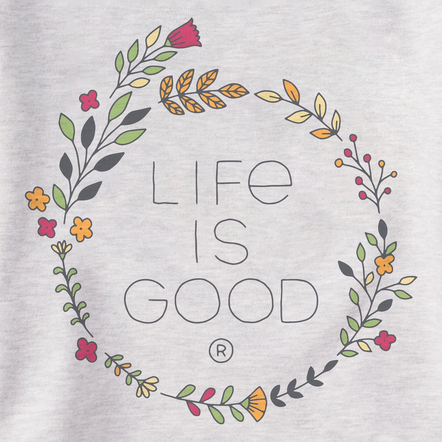 Women's Branded Stacked Floral Coin Simply True Fleece Hoodie