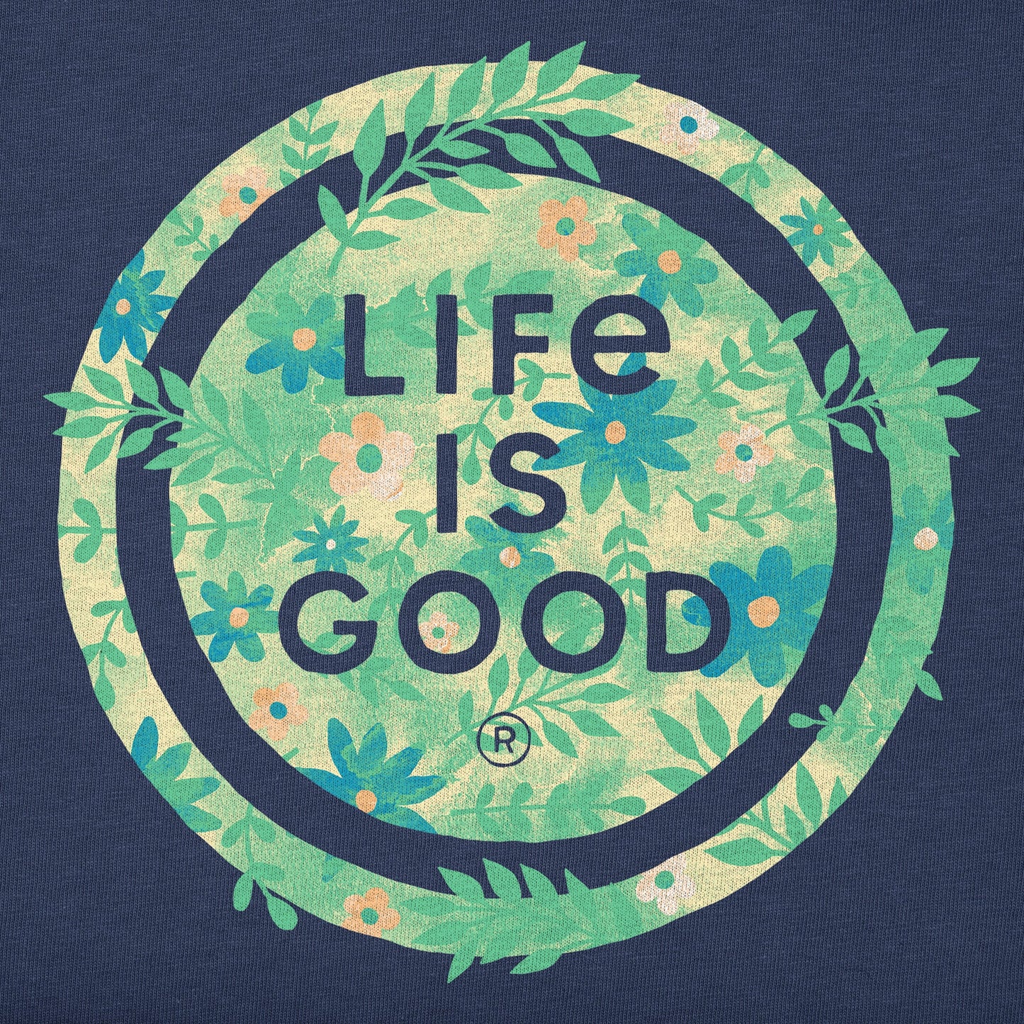 Women's Branded Floral Coin Simply True Fleece Hoodie