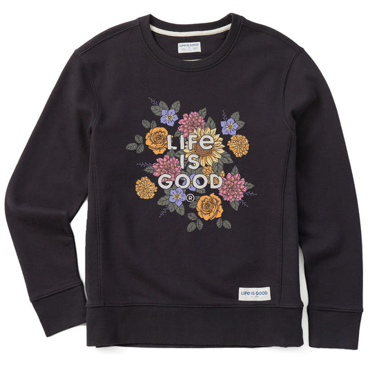 Women's Branded Floral Joy Simply True Crew