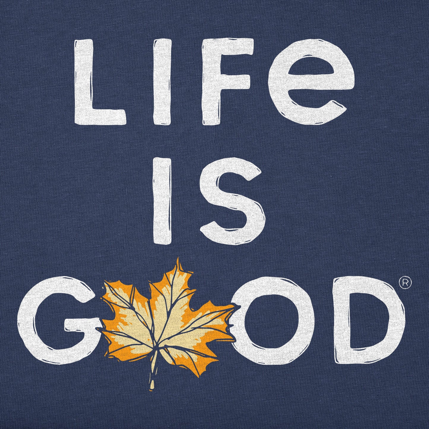 Women's Branded Stacked LIG w Leaf Simply True Fleece Crew