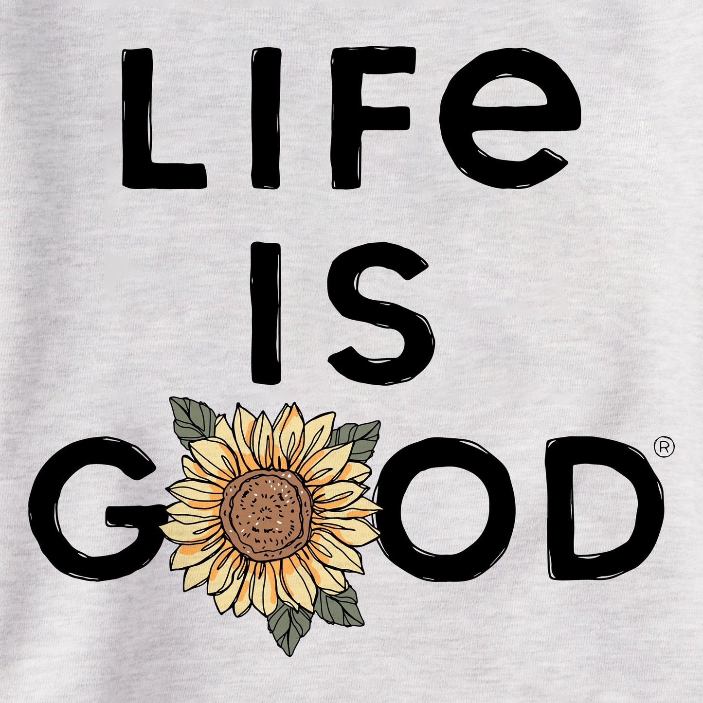 Women's Branded Stacked LIG w Sunflower Simply True Fleece Crew
