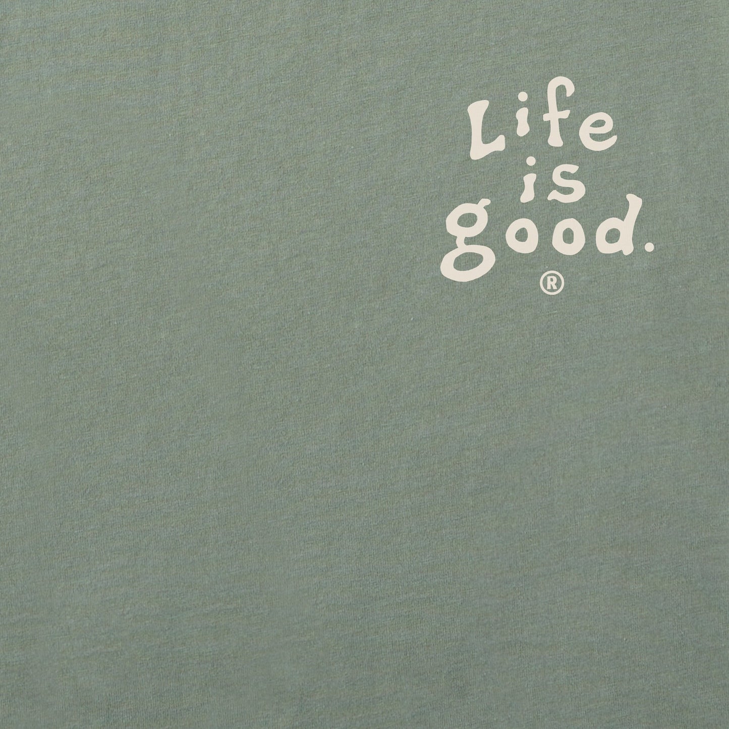 Men's LIG Vintage Wordmark Stacked Simply True Fleece Crew