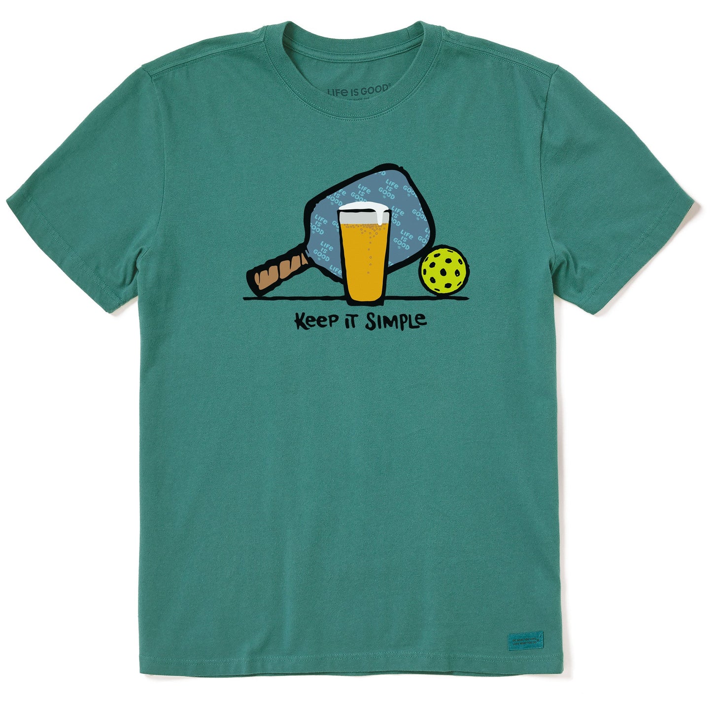 Men's Pickleball & Beer Short Sleeve Tee