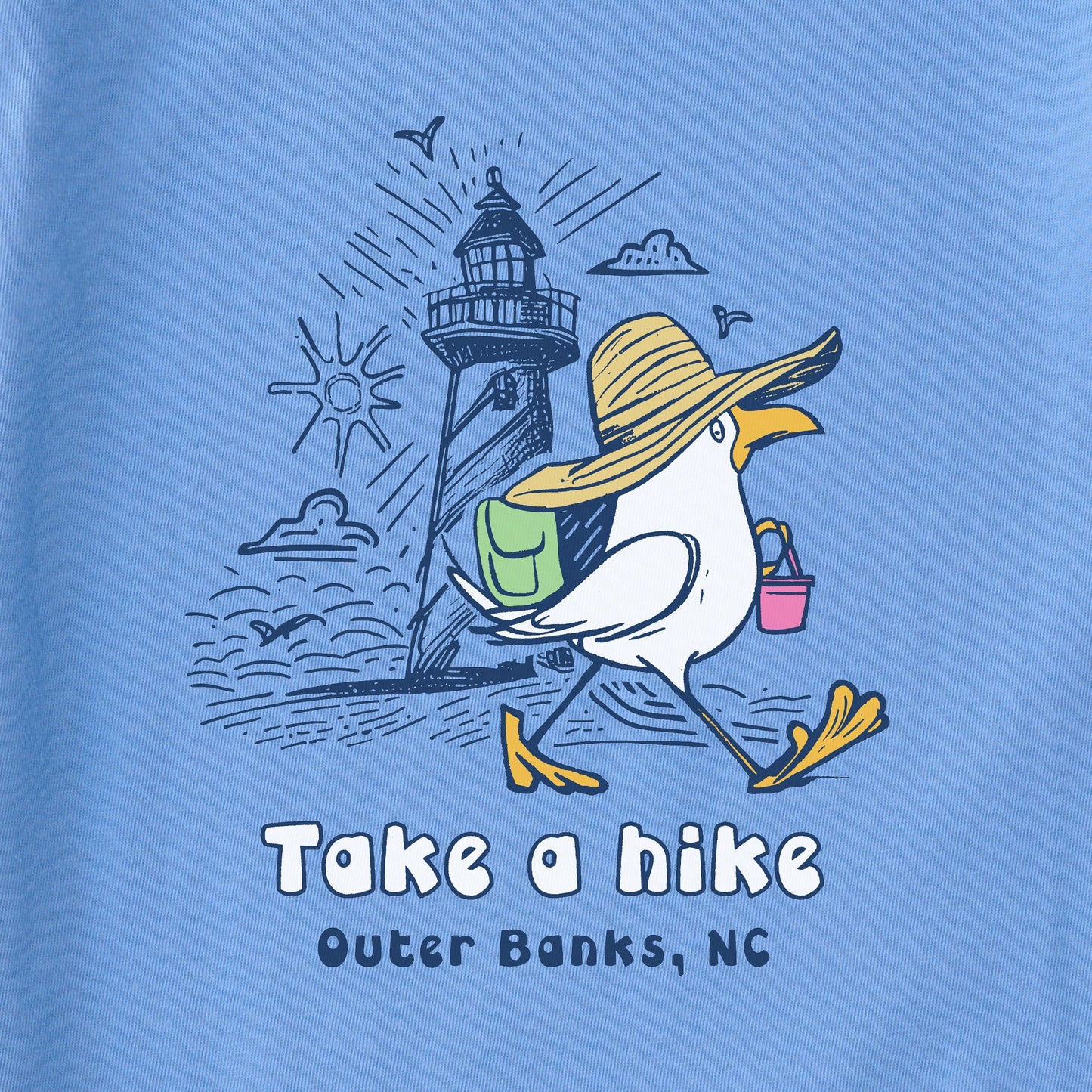 Women's Take a Hike Outerbanks Short Sleeve Crusher Tee