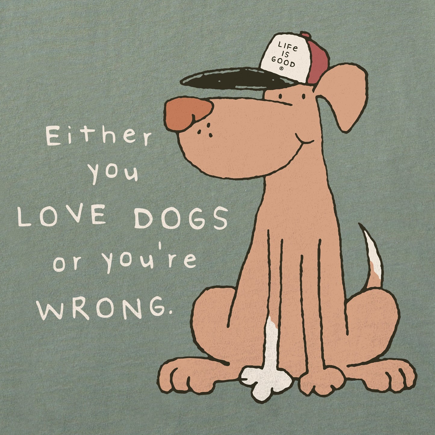 Women's Mutt Love Dogs Short Sleeve Crusher Vee