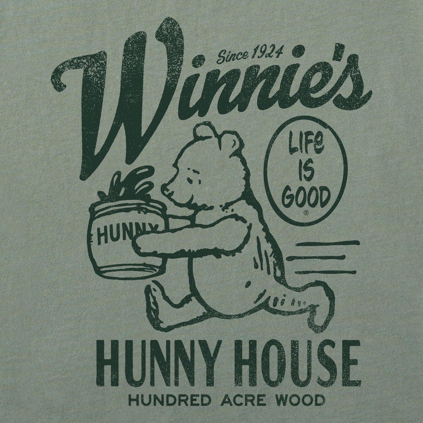 Women's Winnie's Hunny House Short Sleeve Crusher Boxy Tee