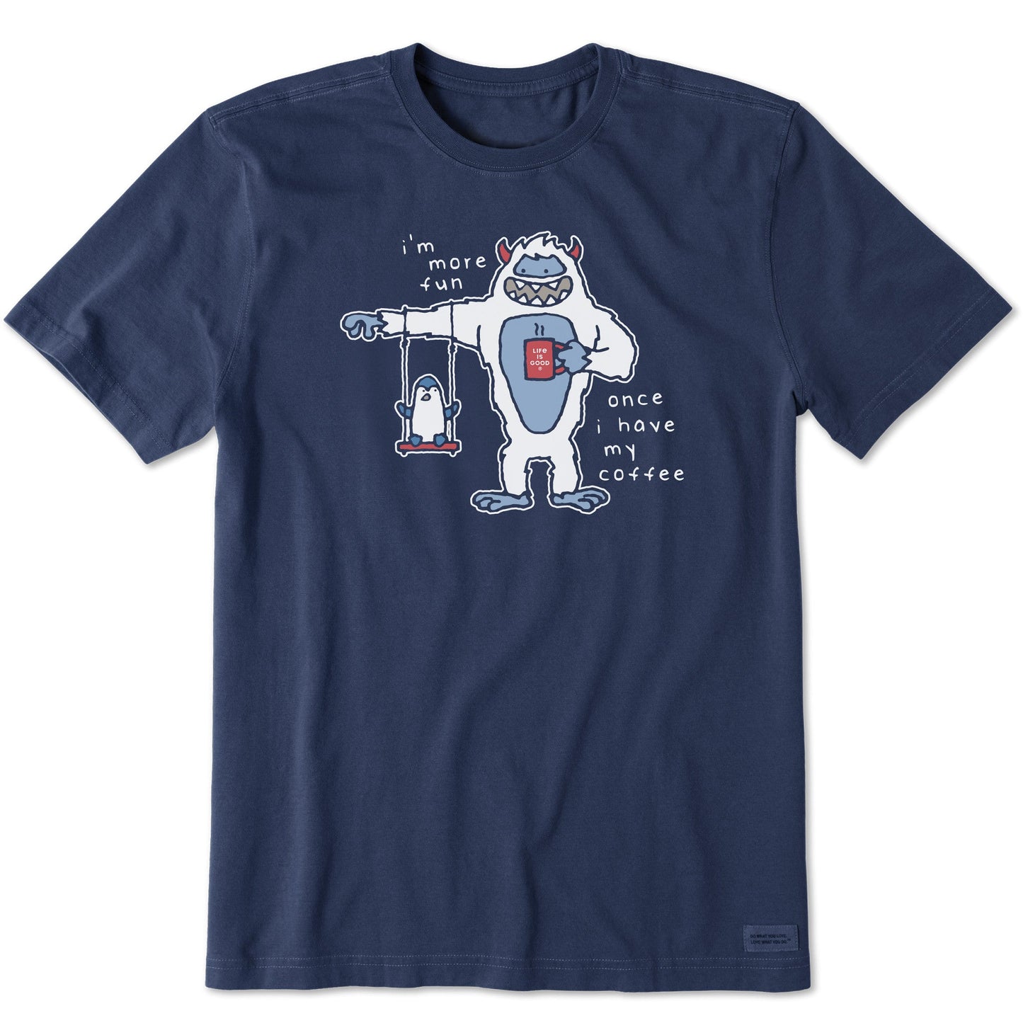 Men's Yeti Fun After Coffee Short Sleeve Crusher Tee