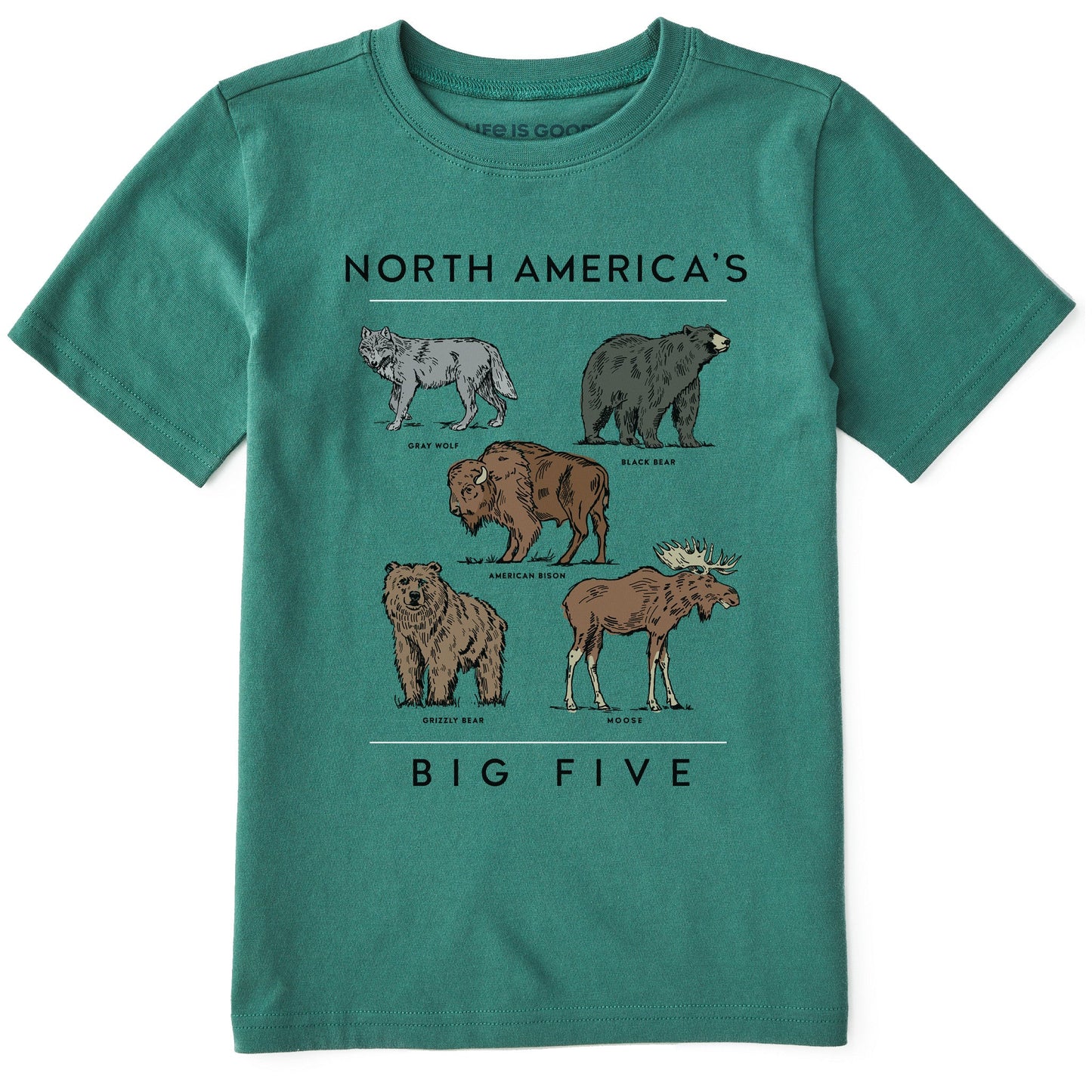 Kids North America's Big 5 Short Sleeve Crusher Tee