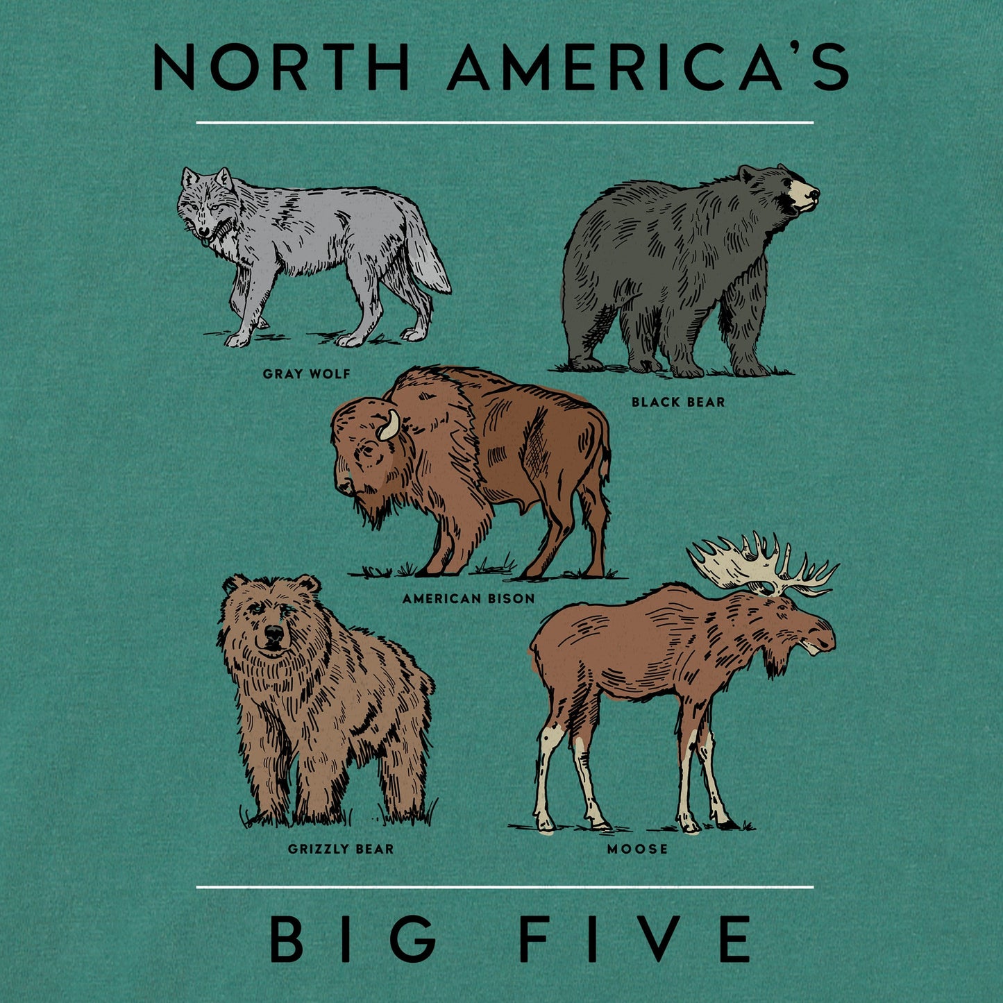 Kids North America's Big 5 Short Sleeve Crusher Tee