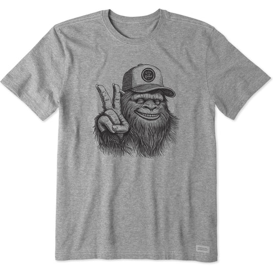 Men's Peaceful Sasquatch Short Sleeve Tee