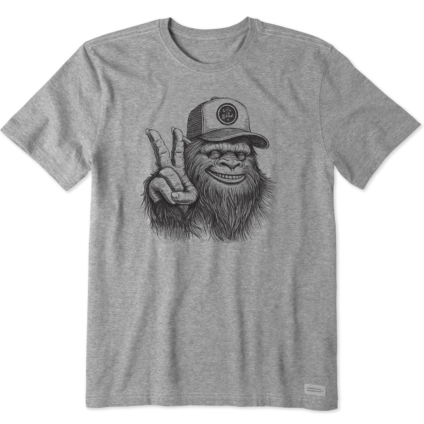 Men's Peaceful Sasquatch Short Sleeve Tee