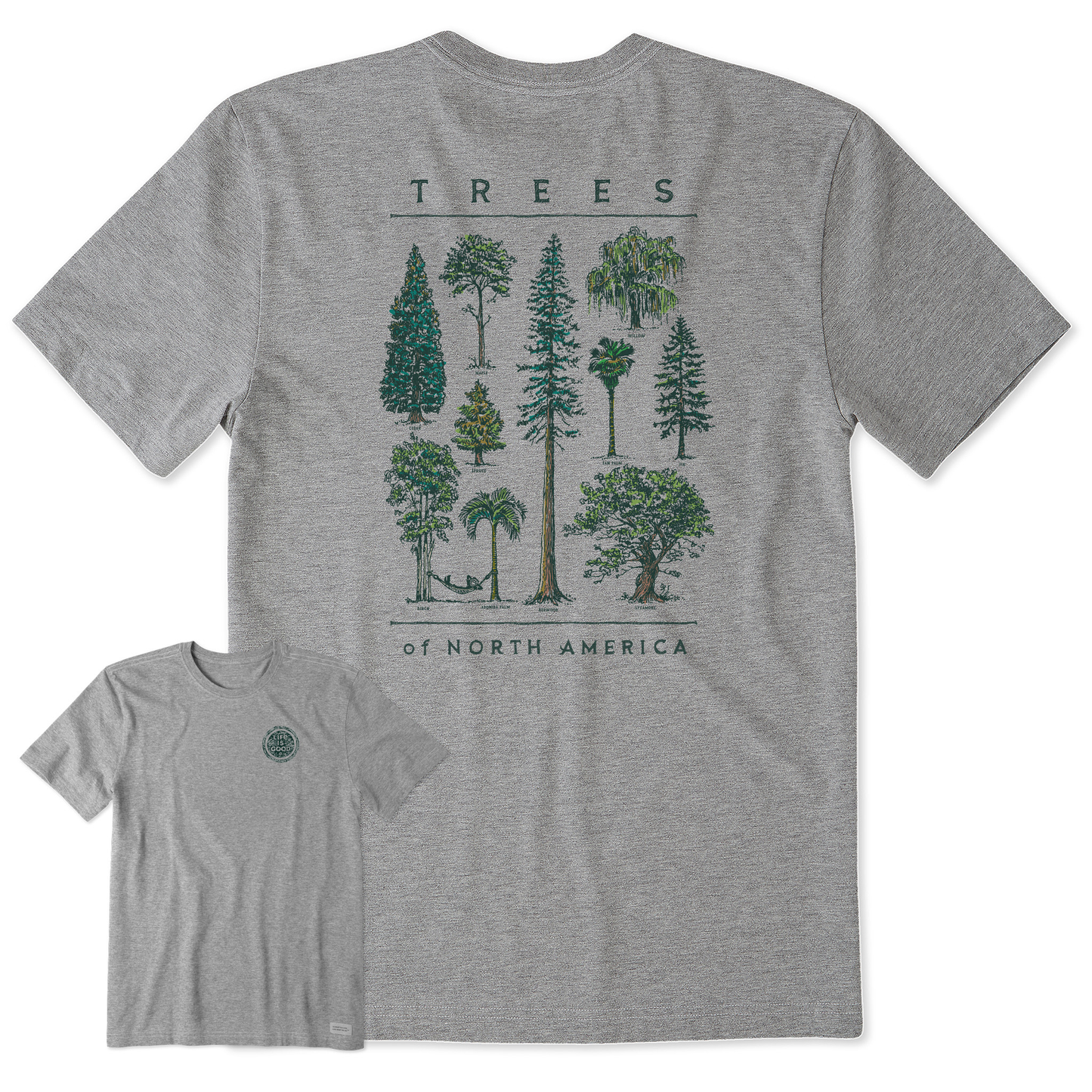 Men's Trees of North America Short Sleeve Crusher Tee