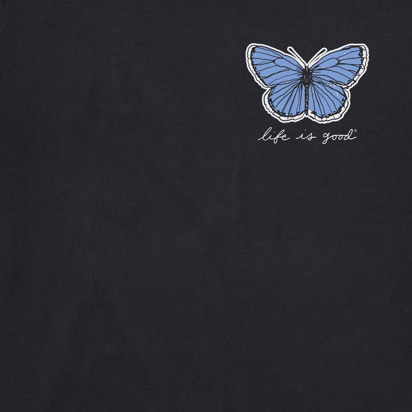 Women's Pure Magic Butterflies Long Sleeve Crusher Tee