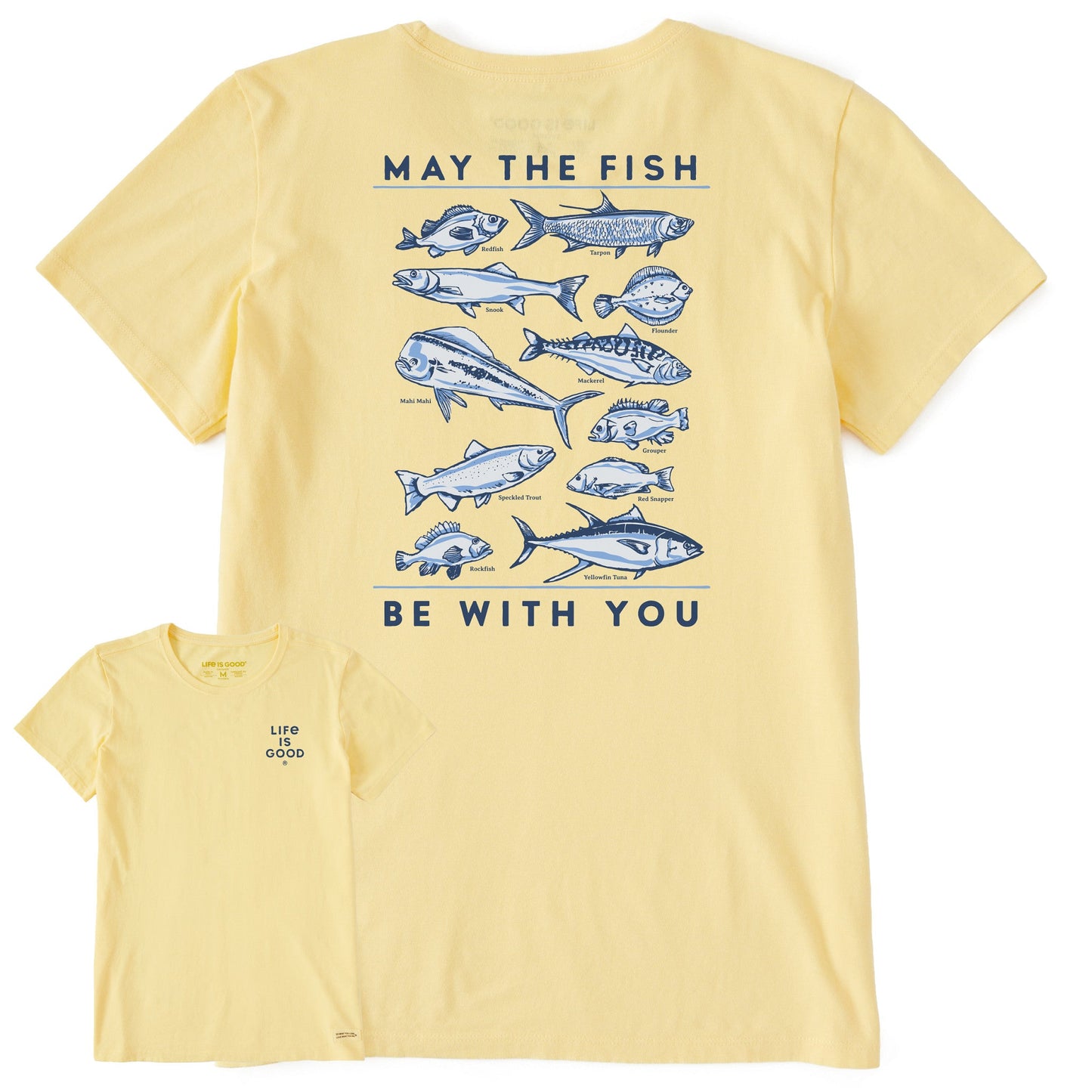Women's Salt May the Fish Be With You Short Sleeve Tee