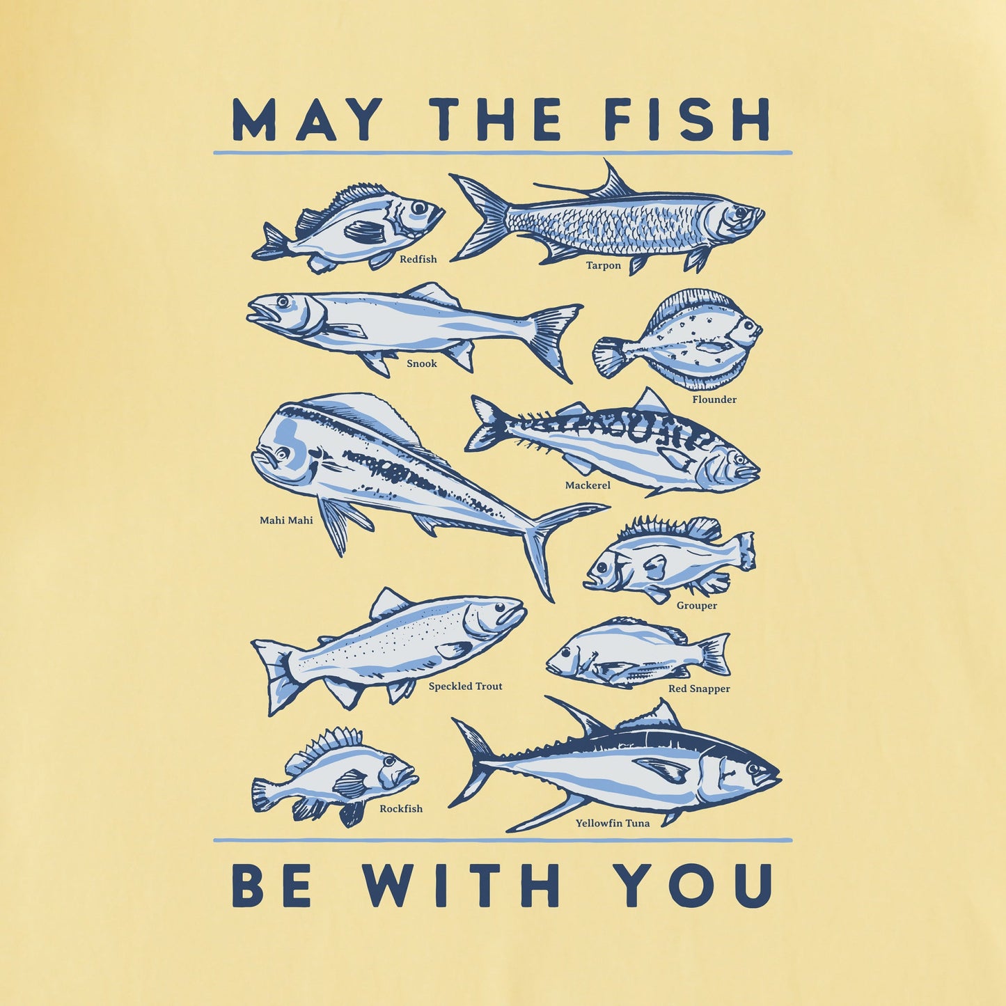 Women's Salt May the Fish Be With You Short Sleeve Tee