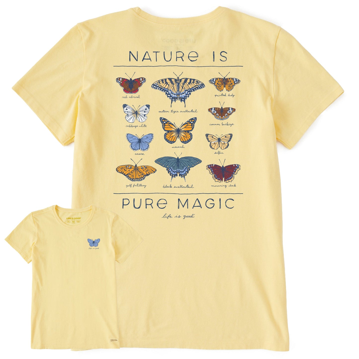 Women's Pure Magic Butterflies Short Sleeve Tee