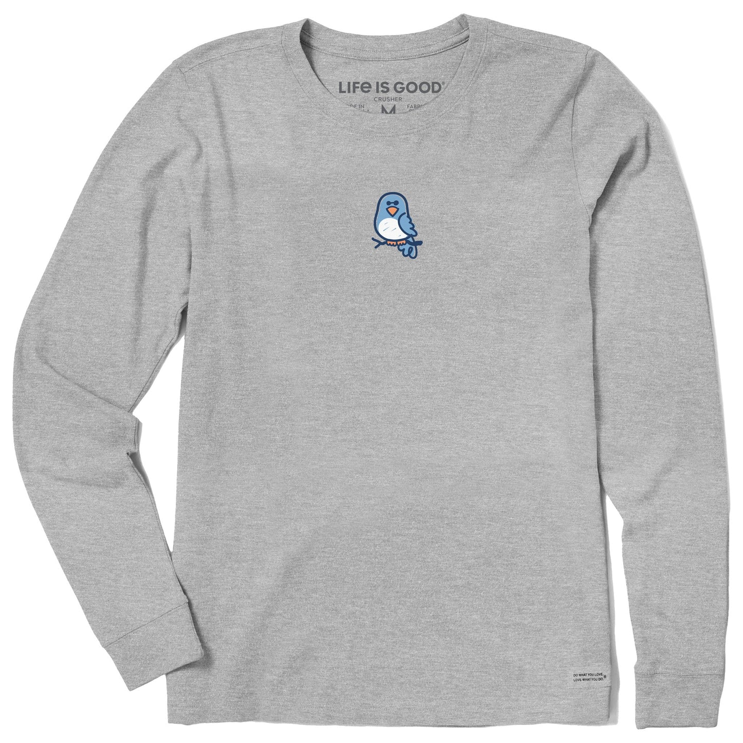 Women's Bluebird Small Long Sleeve Crusher Tee