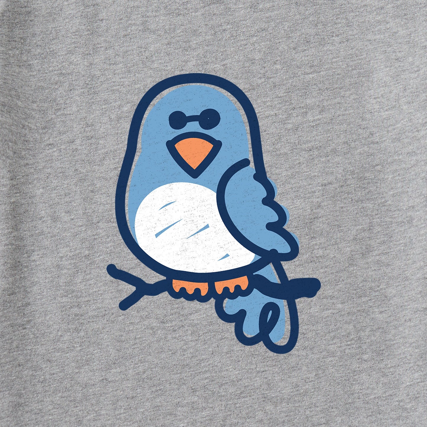 Women's Bluebird Small Long Sleeve Crusher Tee