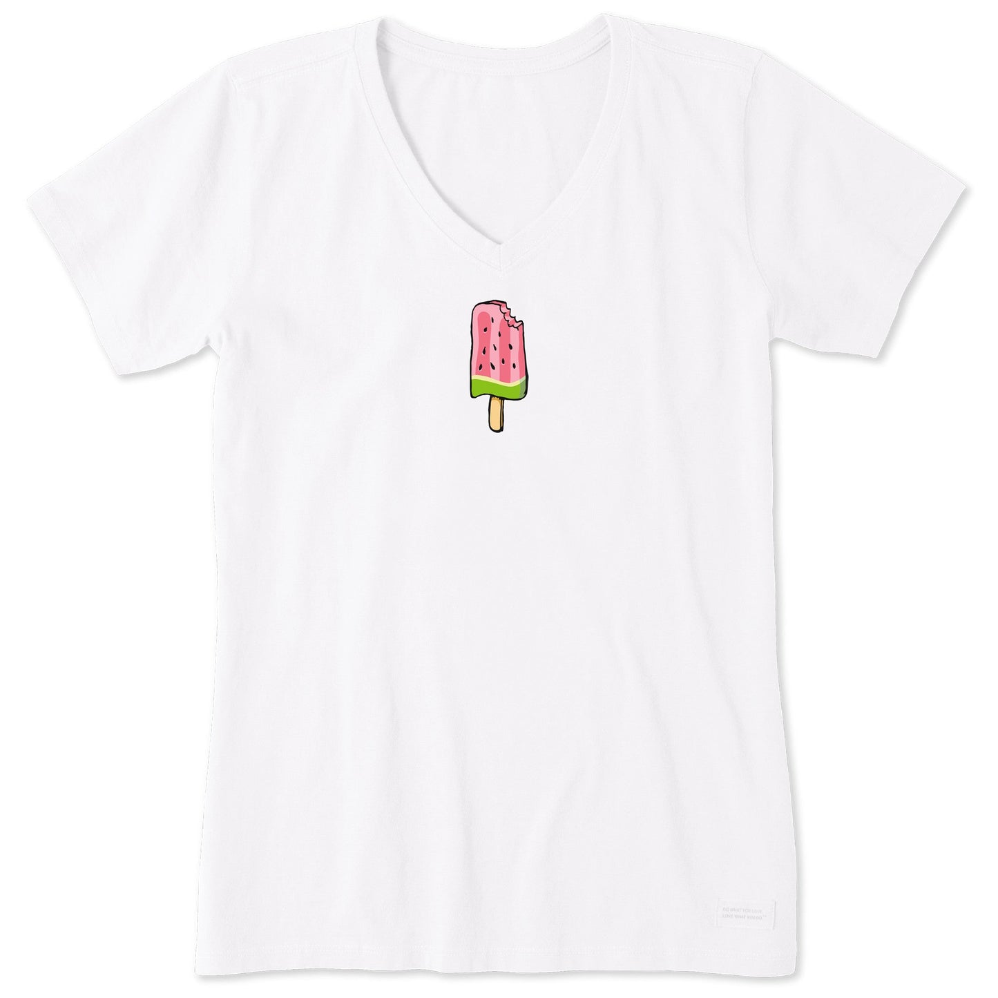 Women's Watermeloncicle Short Sleeve Crusher Vee