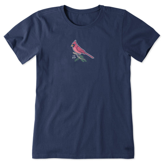 Women's Cardinal Branch Short Sleeve Crusher Tee