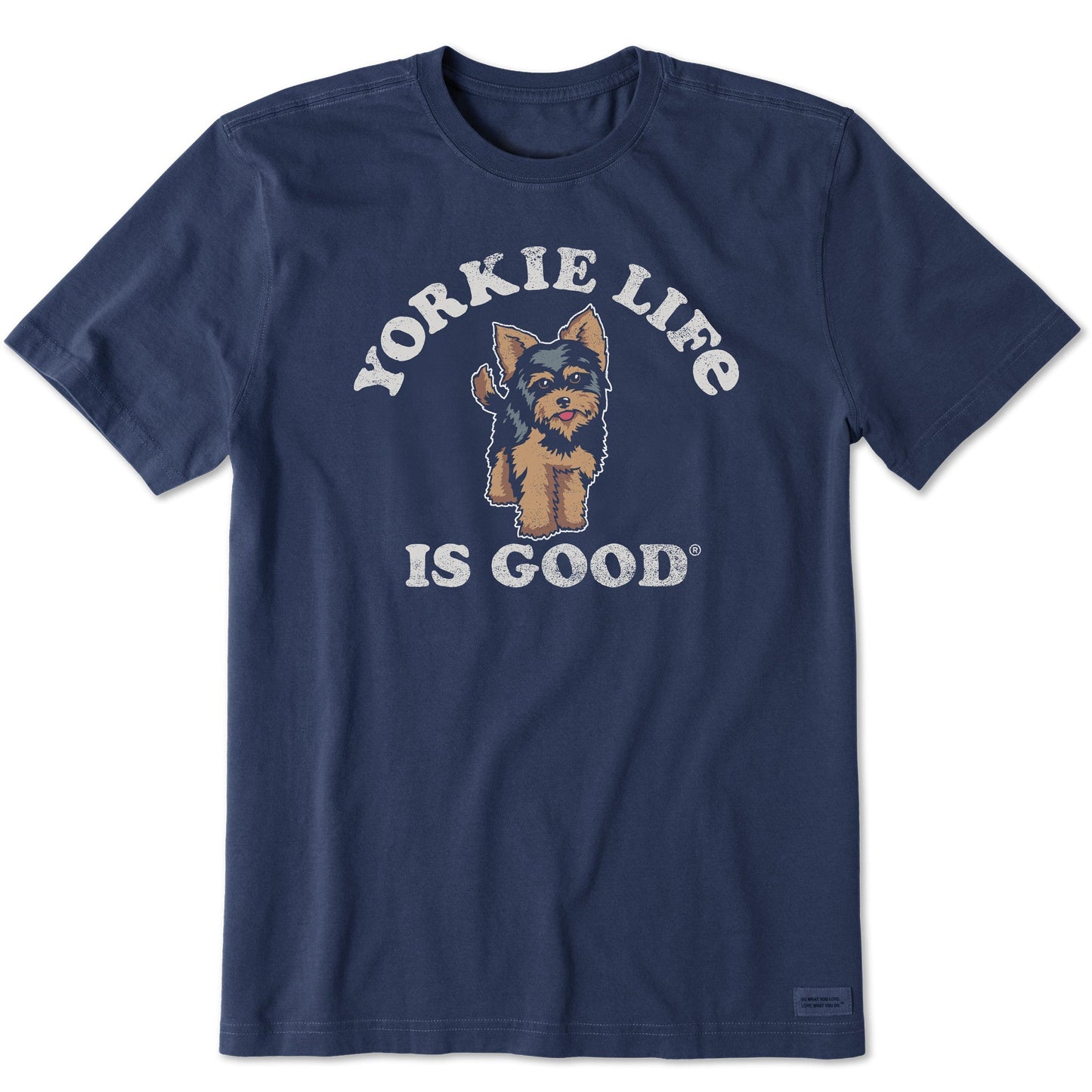 Men's Yorkie is Good Short Sleeve Crusher Tee