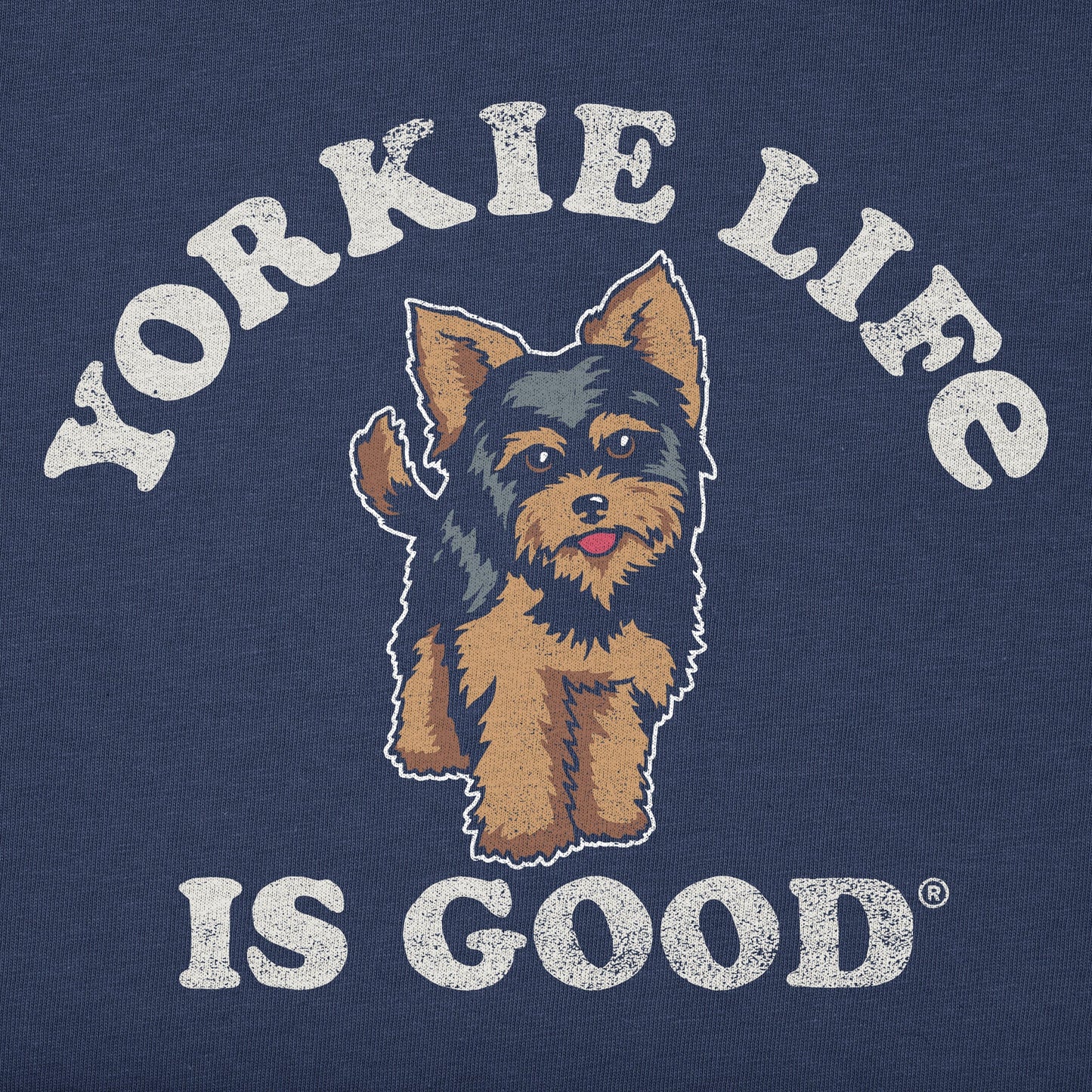 Men's Yorkie is Good Short Sleeve Crusher Tee
