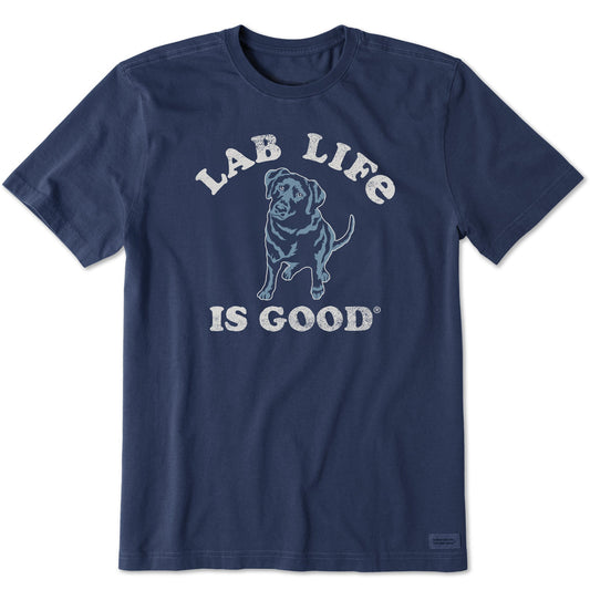 Men's Lab is Good Short Sleeve Crusher Tee