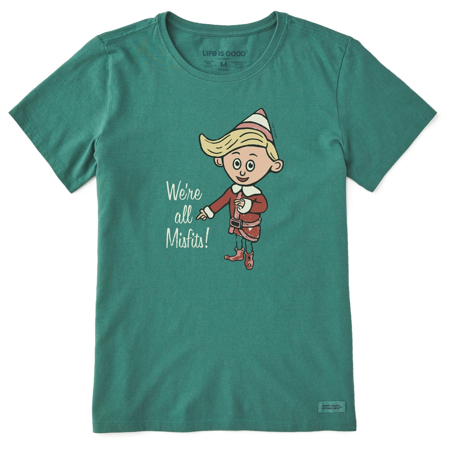 Women's We're All Misfits! Short Sleeve Crusher Tee