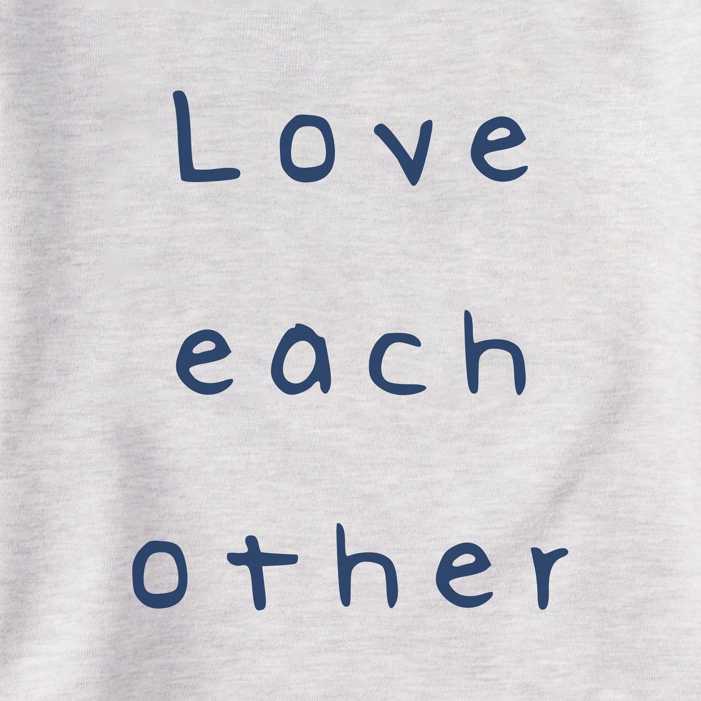 Men's Love Each Other Simply True Fleece Crew