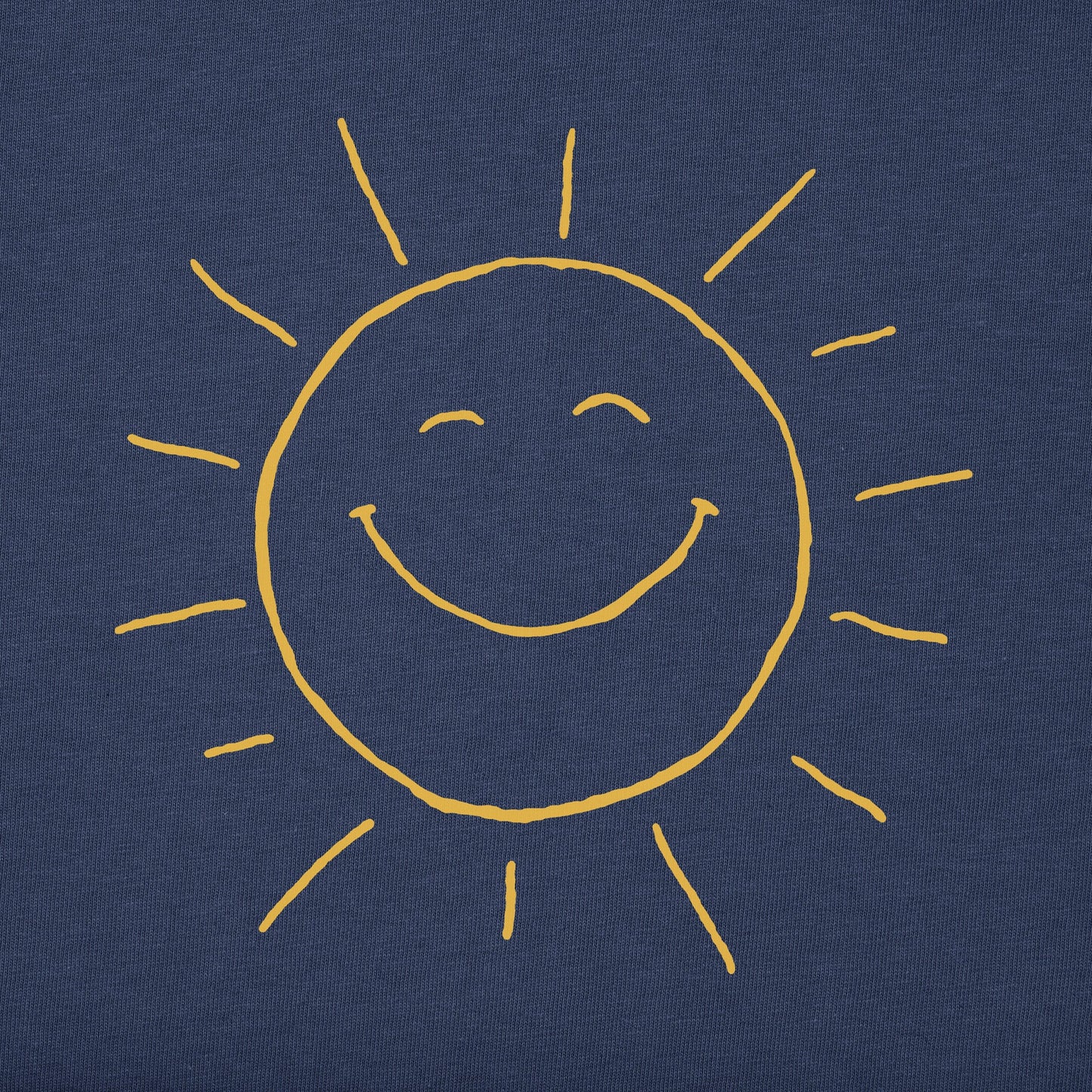 Men's Quirky Smiling Sun Simply True Fleece Crew