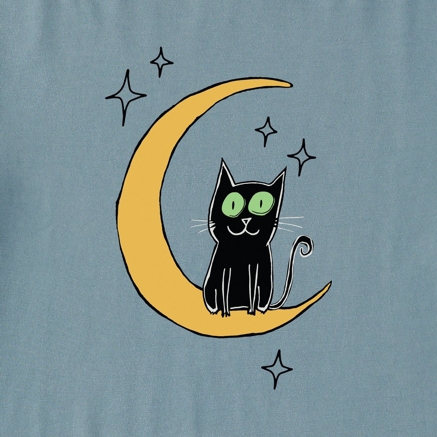 Men's Moon Cat Simply True Fleece Crew