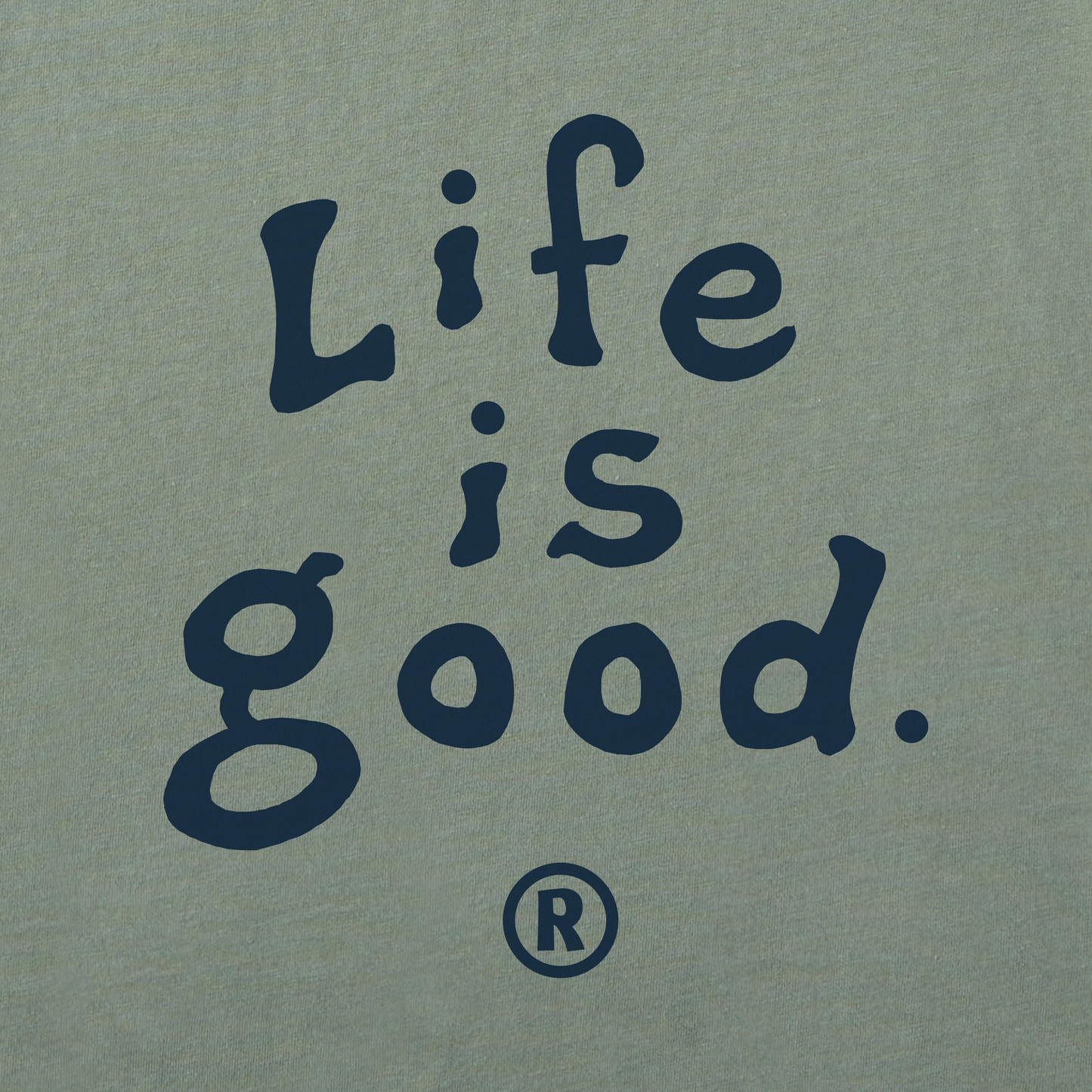 Men's LIG Vintage Wordmark Stacked Simply True Fleece Crew