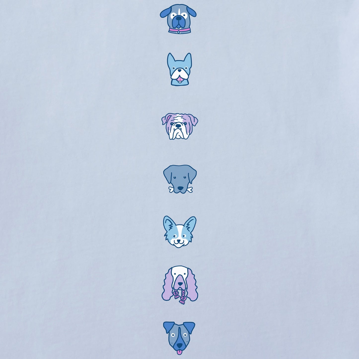 Women's Pups Party Long Sleeve Crusher Boxy Tee